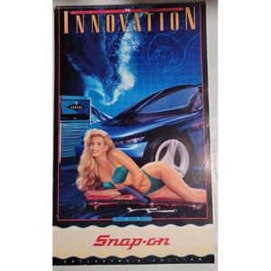 1993 Snap on Tools Innovation Collectors Edition Calendar Swimsuit