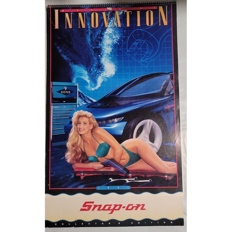 1993 Snap on Tools Innovation Collectors Edition Calendar Swimsuit