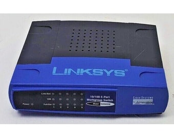 Linksys Cisco Systems EZXS55W 10/100 5-Port Workgroup Fast Ethernet Switch