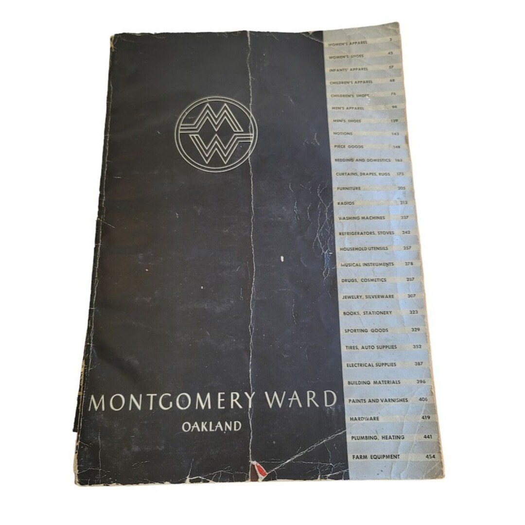 1935 Montgomery Ward Catalog Oakland California Spring Summer M23 Etsy