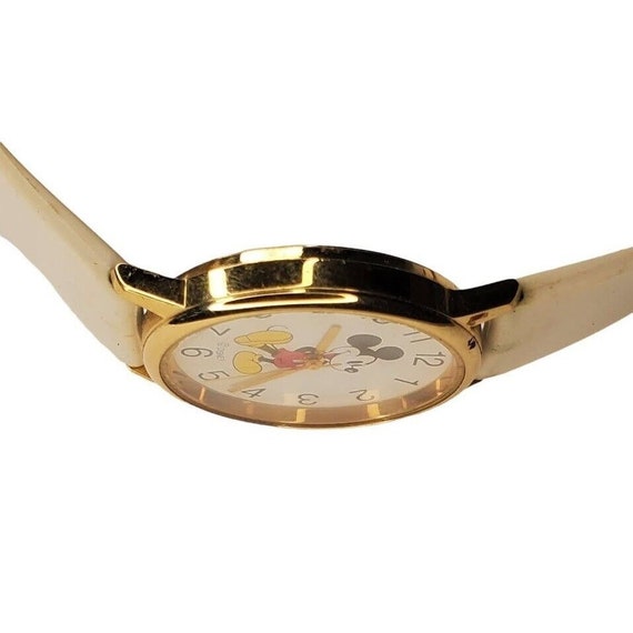 Gold Tone Mickey Mouse Women\'s Watch with Classic Design Gold Tone Mickey Mouse Watch by Mason – Nelson Coleman Jewelers main image 2