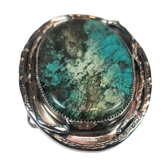 Native American Labradorite Turquoise Silver Belt… - image 3