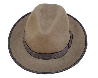 Scala Classico Four Seasons Felt Dorfman Pacific Hat L Fedora Brim Wool Unworn