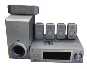RCA RT2760 5.1 Home Theater Surround Sound Receiver Speakers Sub