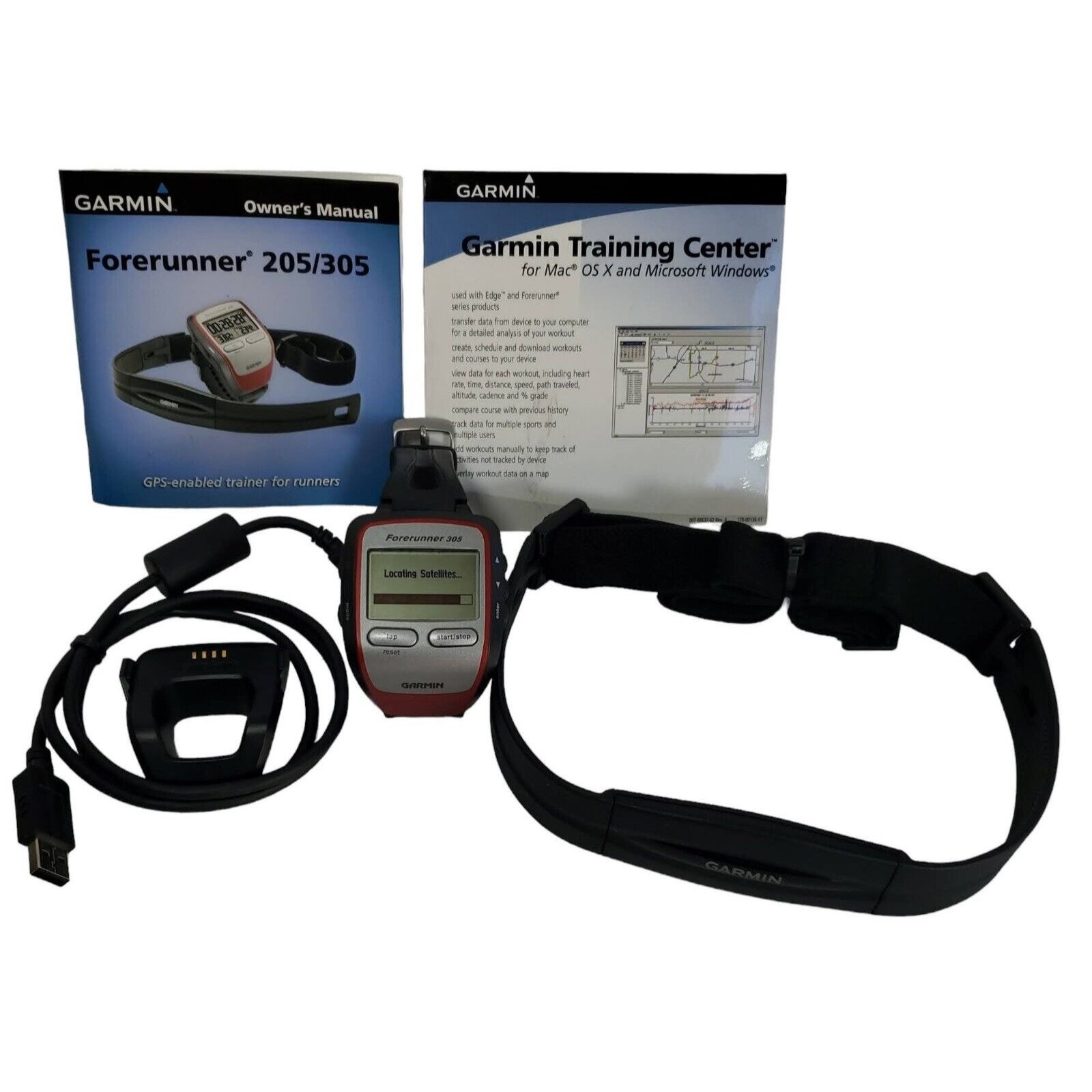 Garmin Forerunner 305 Gps enabled Trainer W heart Rate for Runners Complete Etsy
