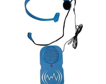 Vintage Take One Blue Headset Audio Player Tested Working With Batteries M30