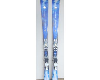 Salomon Scrambler 7 Skis 160cm With Salomon Bindings Blue All Mountain
