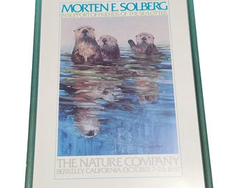 Morten E Solberg Friends Of The Sea Otter Framed Nature Co Poster