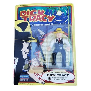 Dick Tracy figure Coppers and Gangsters Playmates Walt Disney 1990 new in packag