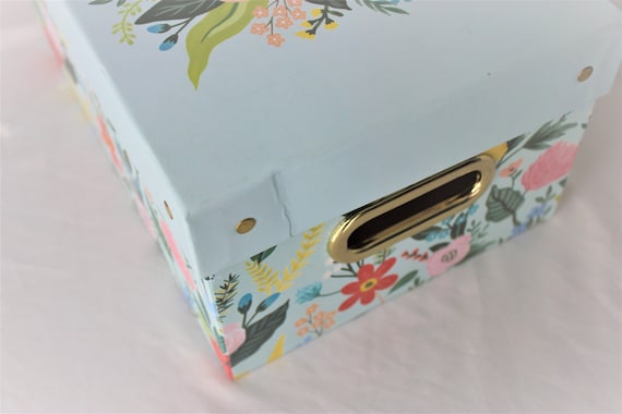 Greeting Card Organizer Box With Dividers 