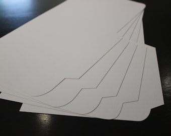 Blanco verdelers wenskaarten, alleen 5 blanco verdelers (te koop samen met een doos of set in mijn shop)