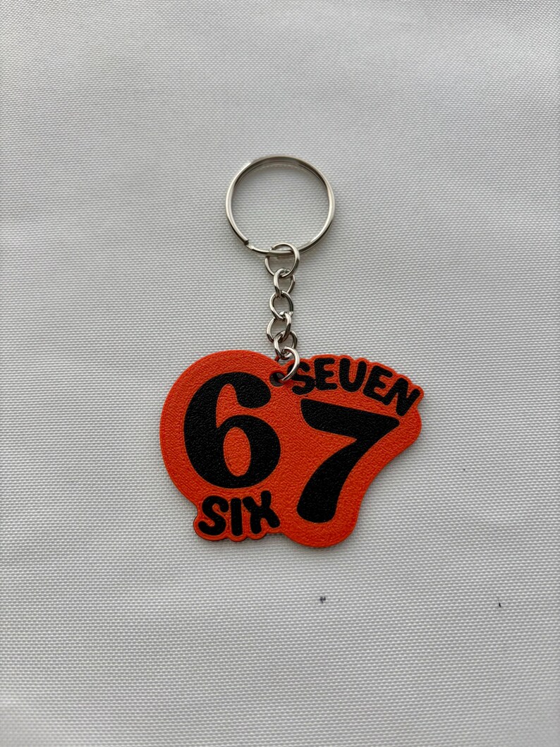 67 Six Seven Keychains in Many Colors, Great for Party Favors! - Etsy