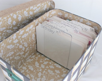 Book End for Card Organizer (To be purchased with a box from my shop)