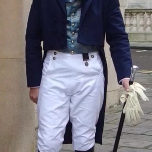 Made to order in any colour of your choice Georgian/ Regency breeches