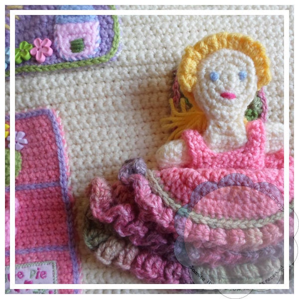 Quiet Play Book Crochet Dollhouse kids children toddlers | Etsy