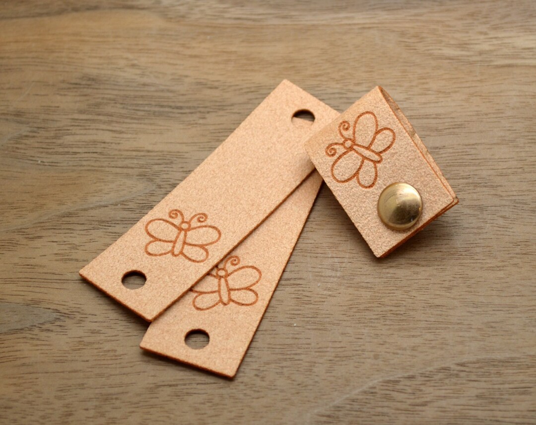 Ultrasuede Labels 0.85x2.85 Inches - Labels for Rivets - Knitting ...