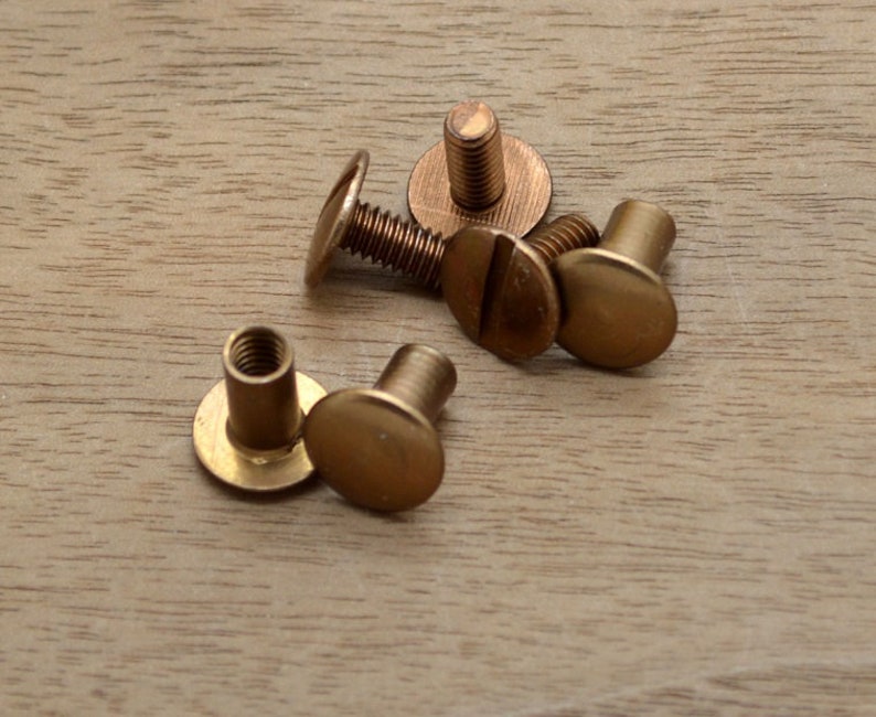 Rivets for Labels Screw on Rivets for Cork and Leather Etsy