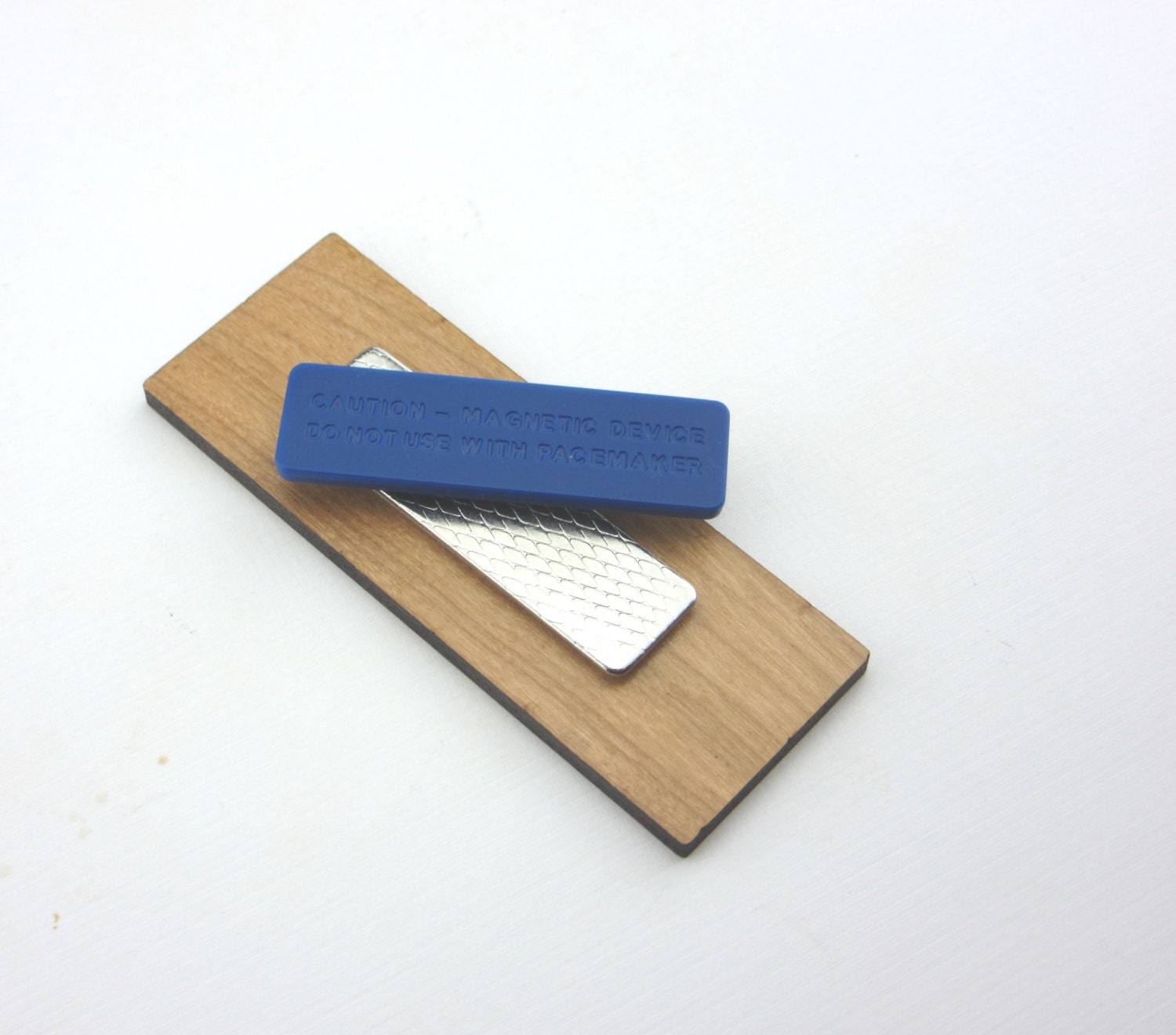 wooden magnetic name tags