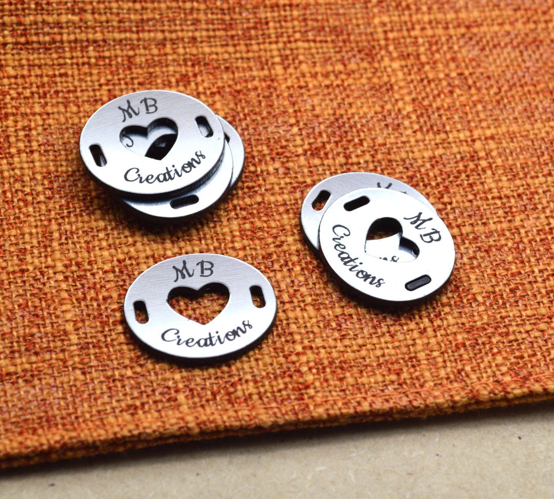 Plastic Rug Tags 25 Plastic Tags - Laser Cut and Engraved , Made From Acrylic - 1