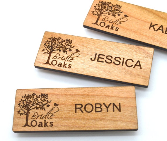 Gift Tag With Custom Name-two Layer Wood Tags-three Color Options