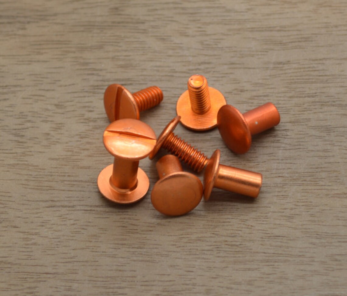 Rivets for Labels Screw on Rivets for Cork and Leather Etsy