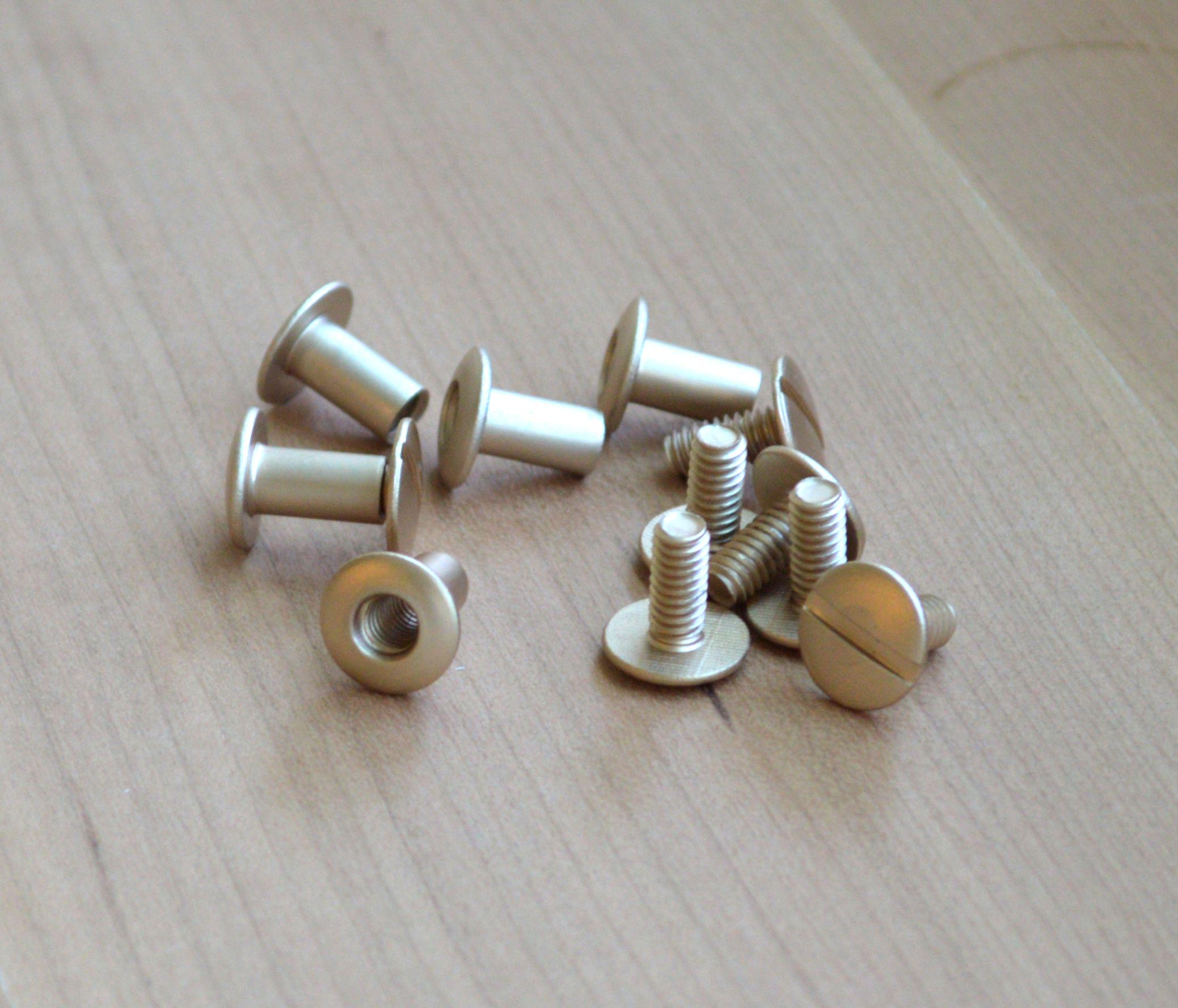 Rivets Labels Rivets for Labels - Screw on Rivets for Cork and Leather Labels - Etsy
