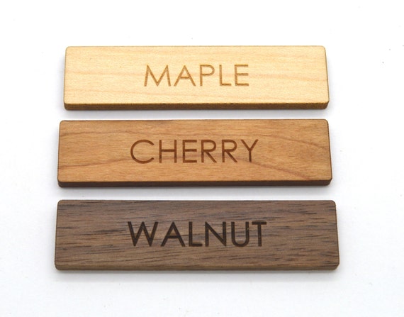 Custom Magnetic Name Tags, Oval, Faux Leather