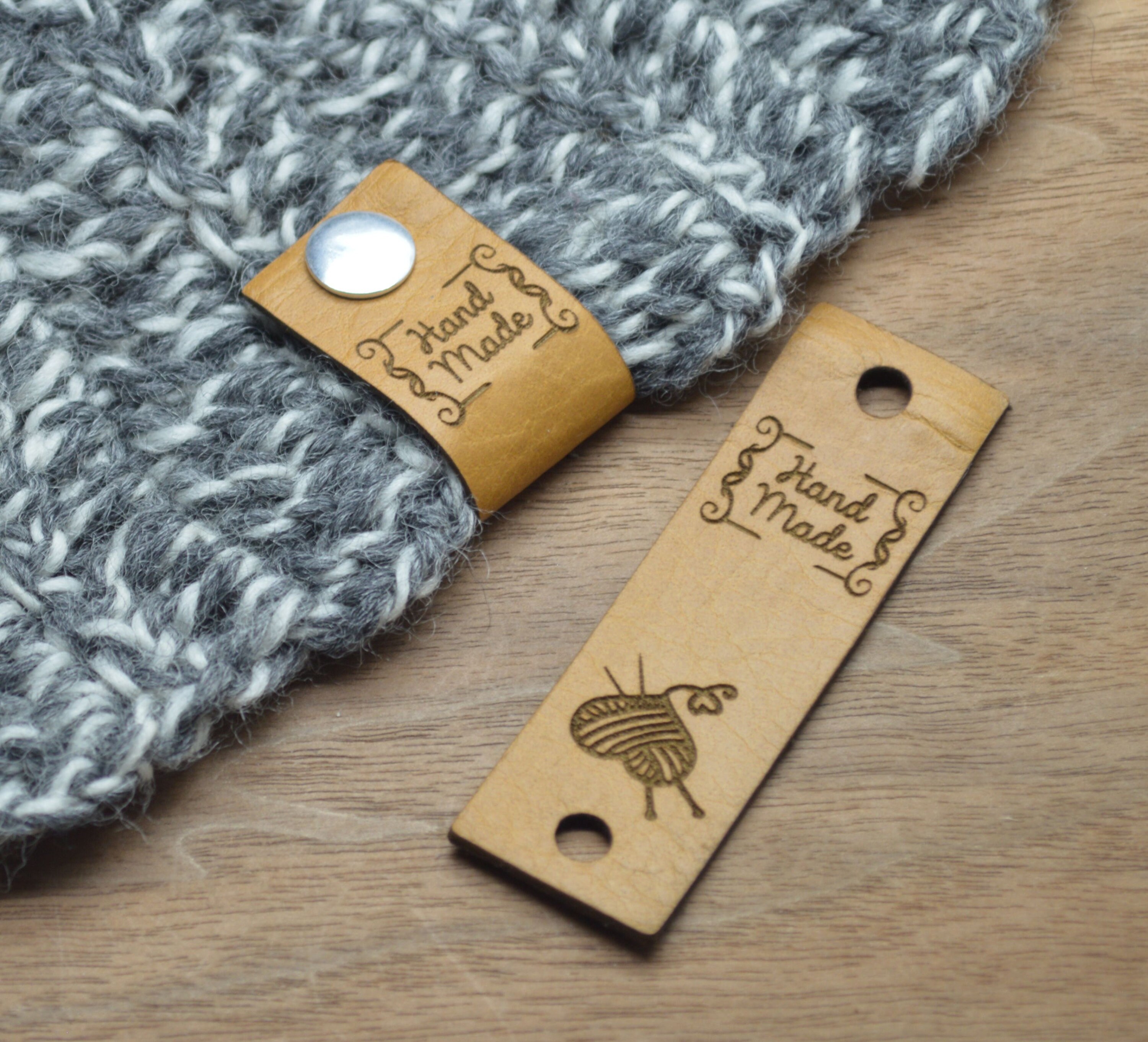 Custom Labels for Crochet, Personalized Clothing Label, Handmade Crochet  Tag, Craft Tags, Customized Handmade Labels, 64x20mm