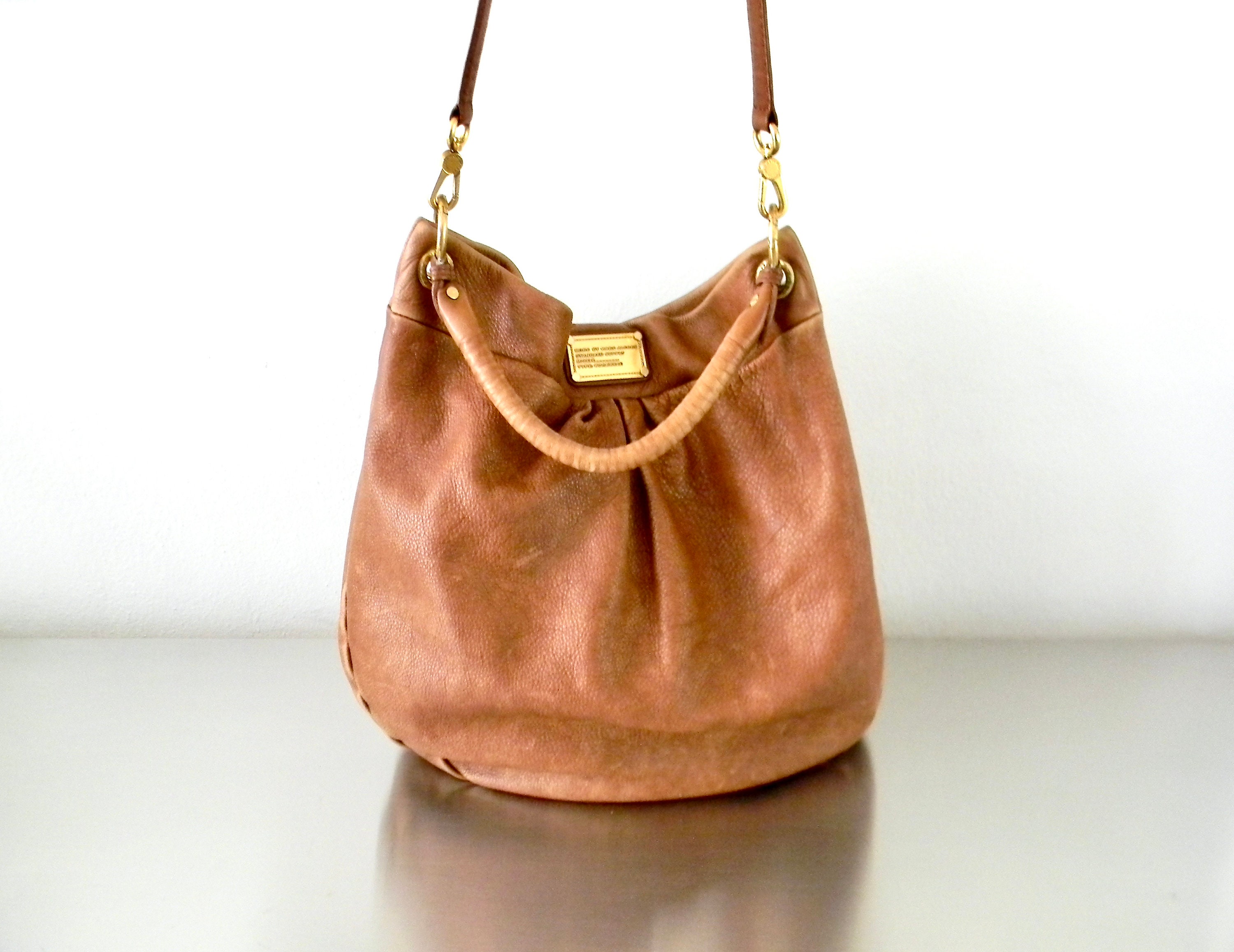 Marc Jacobs The Mini Leather Tote Bagbrown - Argan Oil