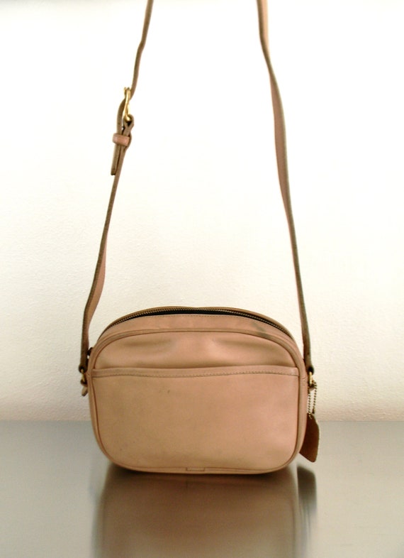 taupe leather bolsa