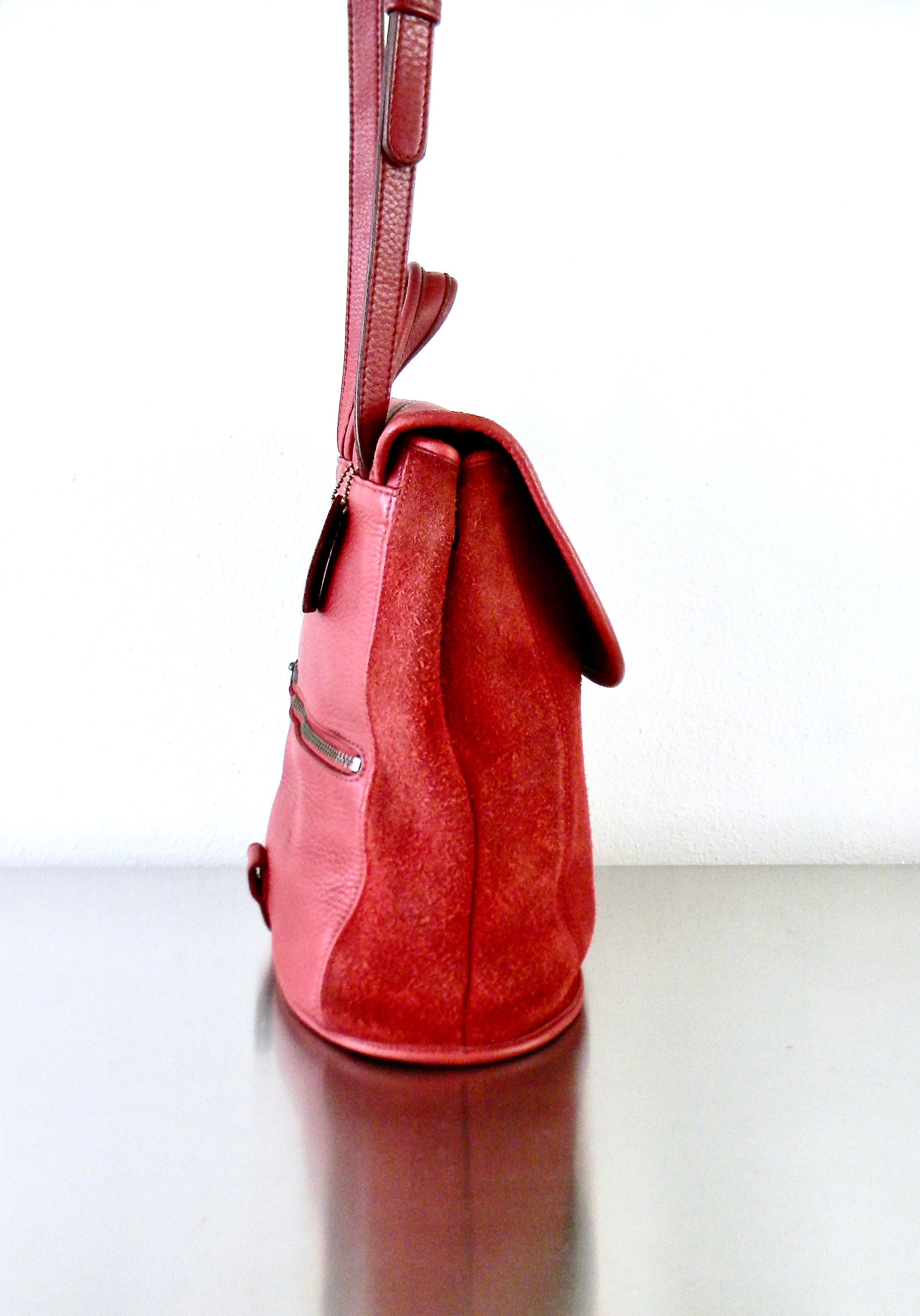 バッグ Vintage Coach Berkeley Drawstring red Vintage Limited Edition Coach Red Berkeley Convertible
