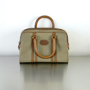 Bolso estilo cartera vintage de dos tonos con asa superior de Bonnie Cashin Era Meyers
