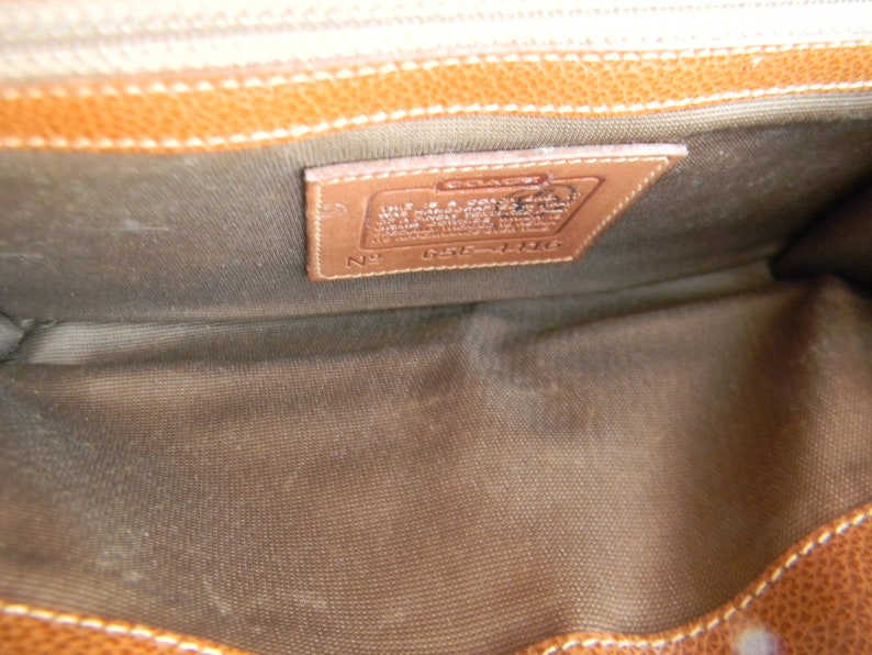 Vintage Coach Maple Leather Carnegie Clutch Refurbished | Etsy