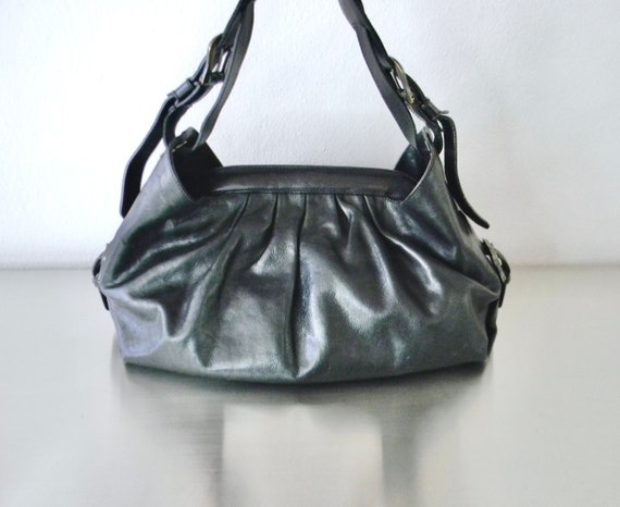 Vintage Black Leather Fendi Doctors Bag, Refurbis… - image 2