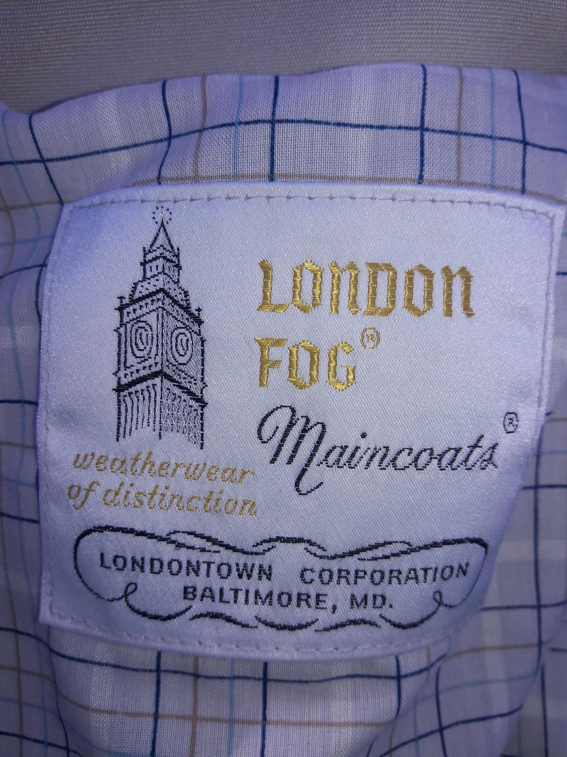 London Fog Maincoats. Weatherwear of distinction. Long | Etsy