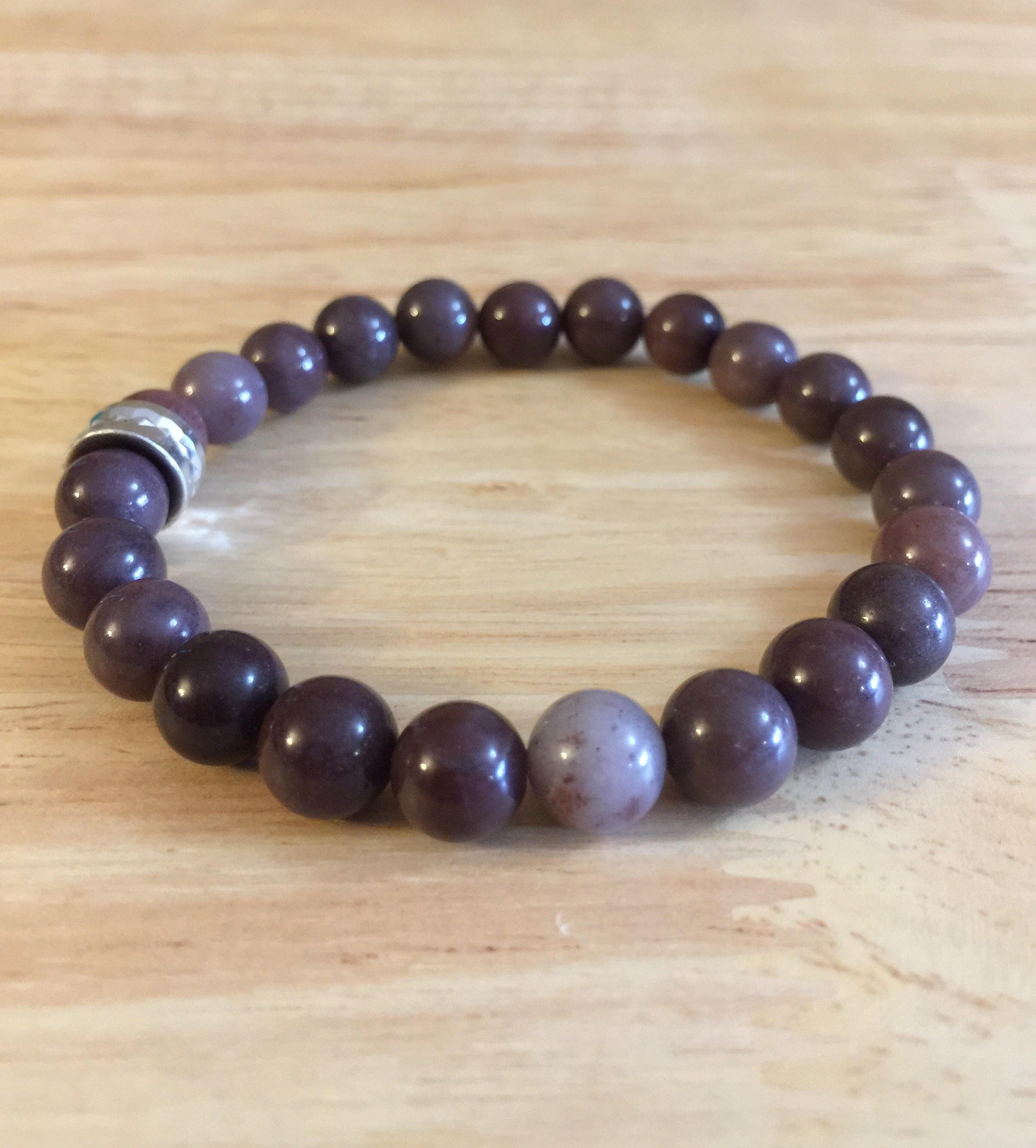 Purple Jade bracelet | Etsy