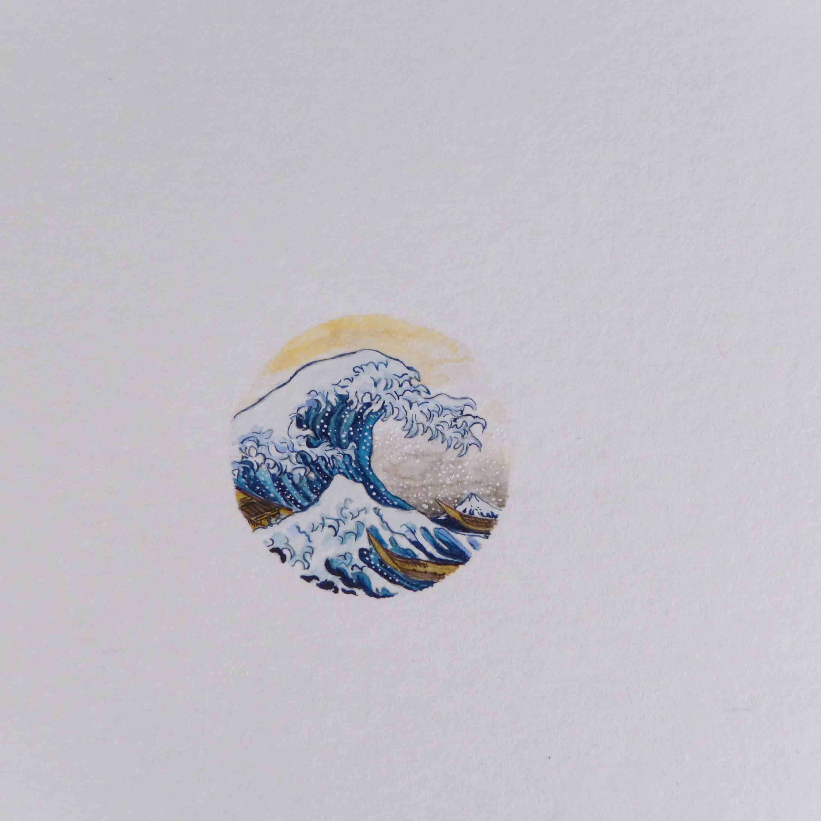 Big wave in Kanagawa impressionism fudge big wave | Etsy