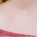 14K Gold Itsy Bitsy Teeny Weeny Cross Necklace 
