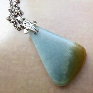Guatemalan Jadeite, Mayan Jadeite, Blue Jadeite, Jadeite pendant