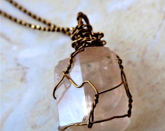 Imperial Topaz, Skardu Topaz, Rustic Topaz, Topaz pendant, November pendant