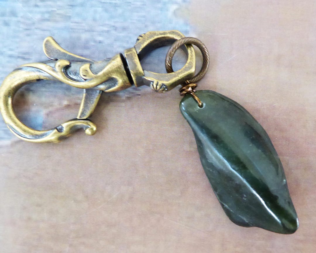 Jade Key Tag, Big Sur Jade, Jade Key Ring, Jade Cove - Etsy