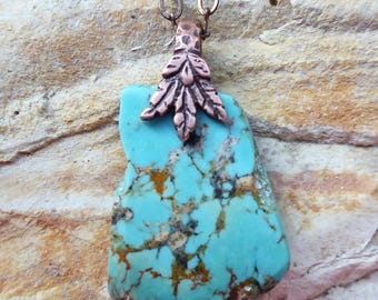 Turquoise pendant, Tyrone Turquoise