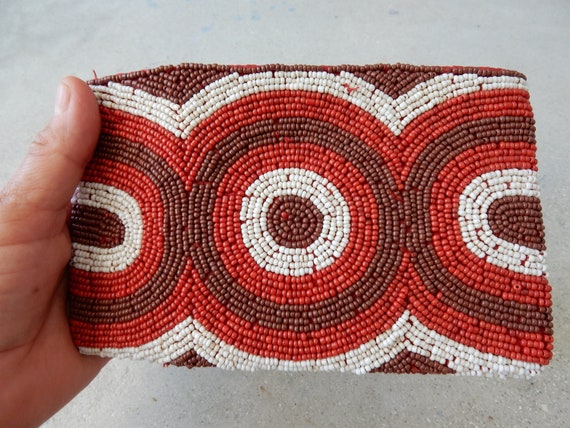 White beaded clutch purse new arrivals
