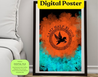 Camp Halfblood Poster Set | PERCY JACKSON Inspired Digital Prints | 5 Sizes Available