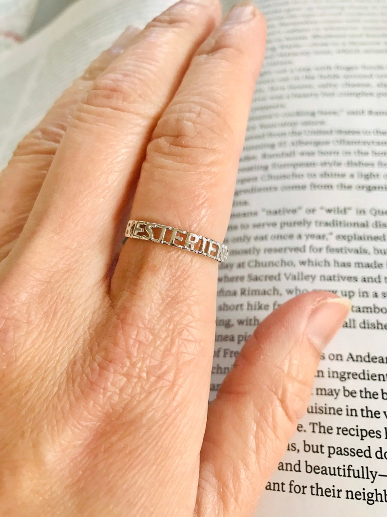 8 Ring Infinity Ring Cute Ring Friendship Ring Ring Gift for her CZ Cubic Zircona Sterling Silver Ring Best Friend Ring 925 Ring