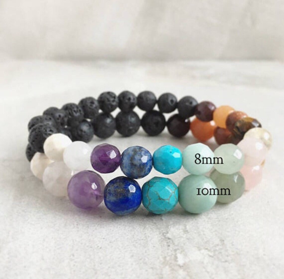 Chakra Essential Oil Diffuser Bracelet / Aromatherapy Bracelet Etsy
