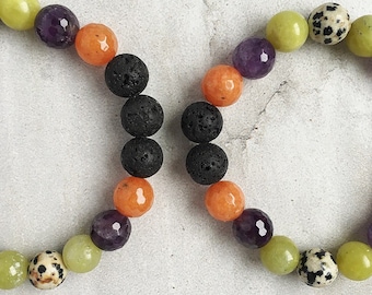 Limited Edition Halloween / Essential Oil Diffuser Bracelet