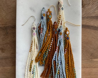 Earrings | Seed Bead | Handwoven Earrings