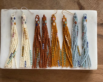 Earrings | Seed Bead | Handwoven Earrings