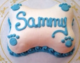 Bone-Shaped Cake (Mini Size) Single Serving (Now Available in Grain-Free Peanut Butter)